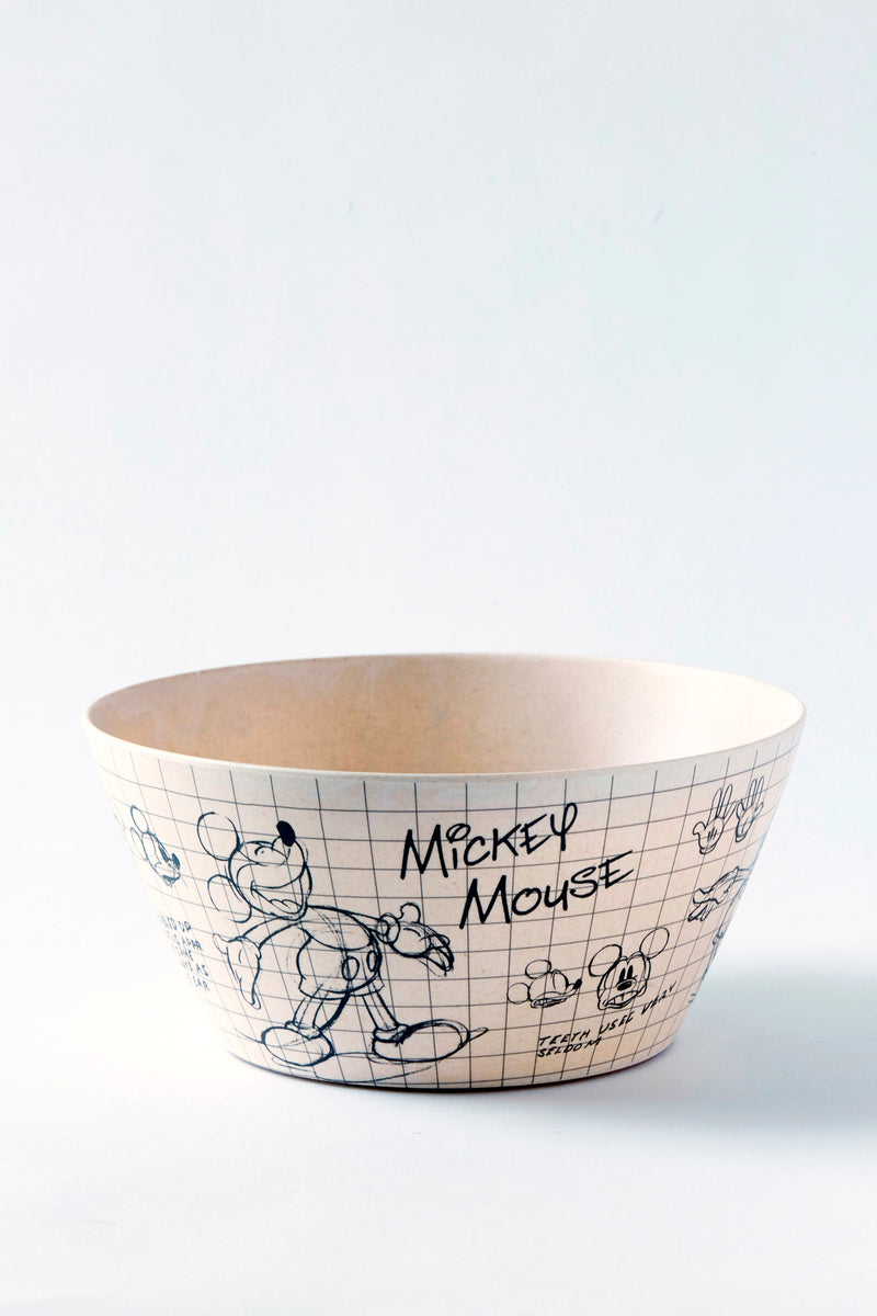 Disney Sketchbook Bamboo Mickey Serving Bowl