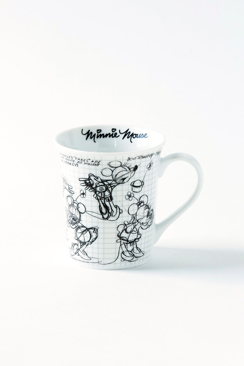 Minnie Sketchbook Mug, S/4