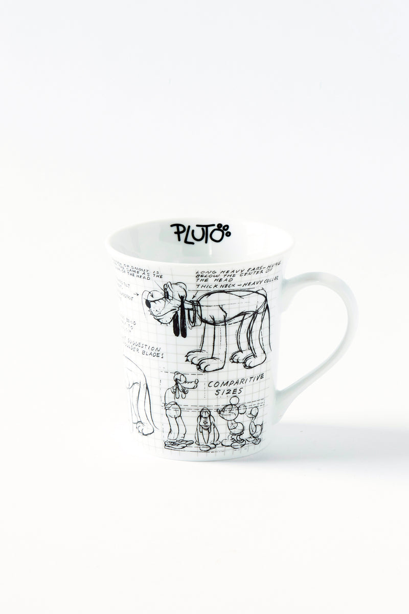 Pluto Sketchbook Mug, S/4